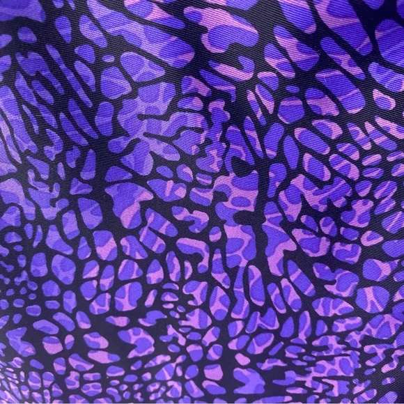 Speedo Womens One Piece Purple Criss Cross Back Swimsuit Size 12 - Picture 9 of 9